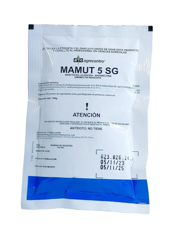 INSECTICIDA ACARICIDA MAMUT 5 SG