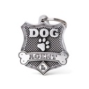 MY FAMILY TAG CHARM DOG AGENT BADGE
