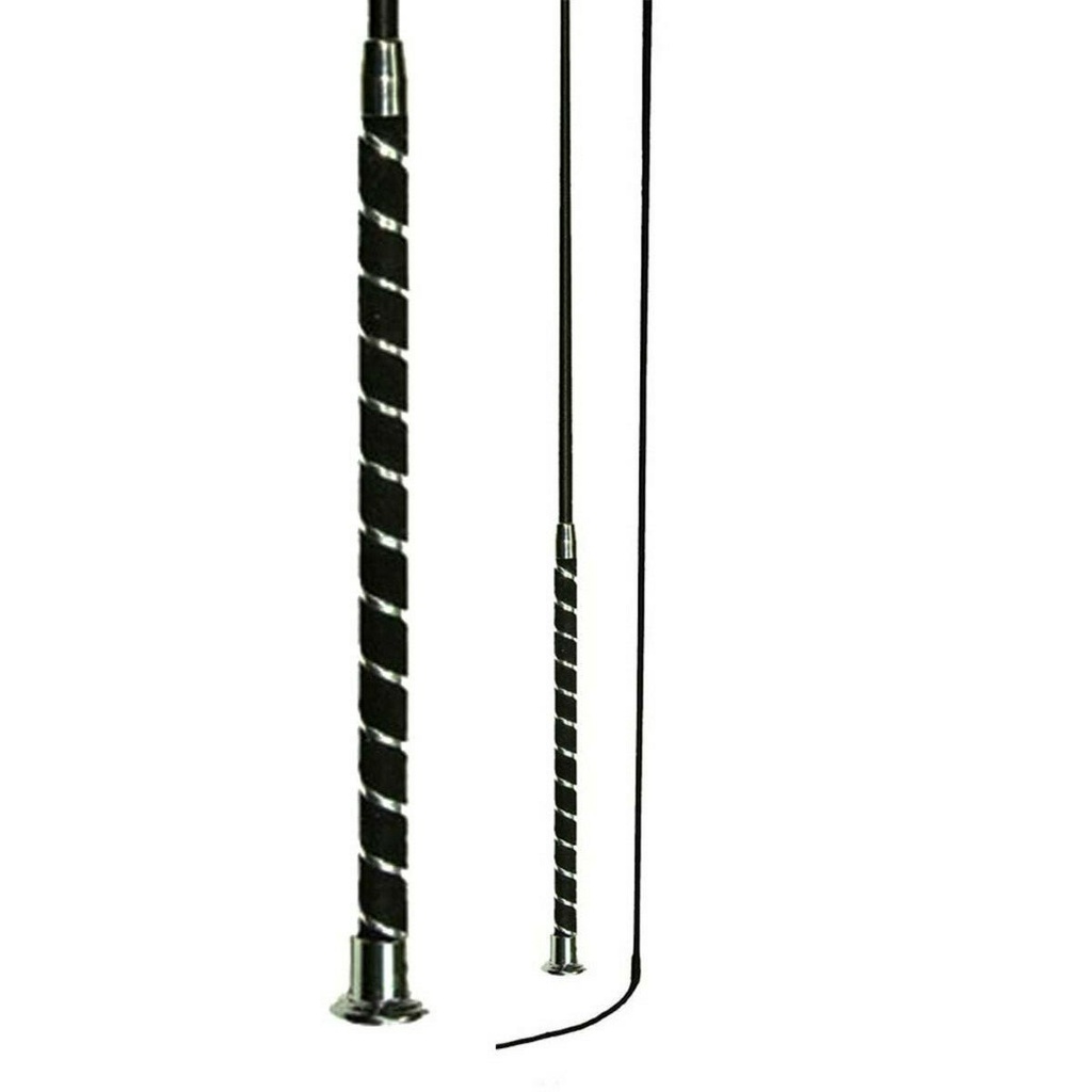 FUSTA/FUETE PARA ADESTRAMIENTO TALLA 36" MANGO NEGRO ESPIRAL 