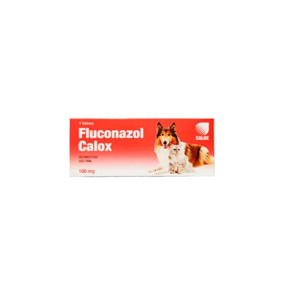 FLUCONAZOL CALOX 100 MG CAJA DE 4 TABLETAS 