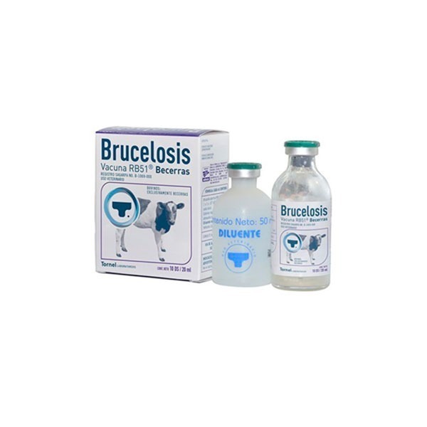 VACUNA BRUCELOSIS RB 51 PARA BECERRA
