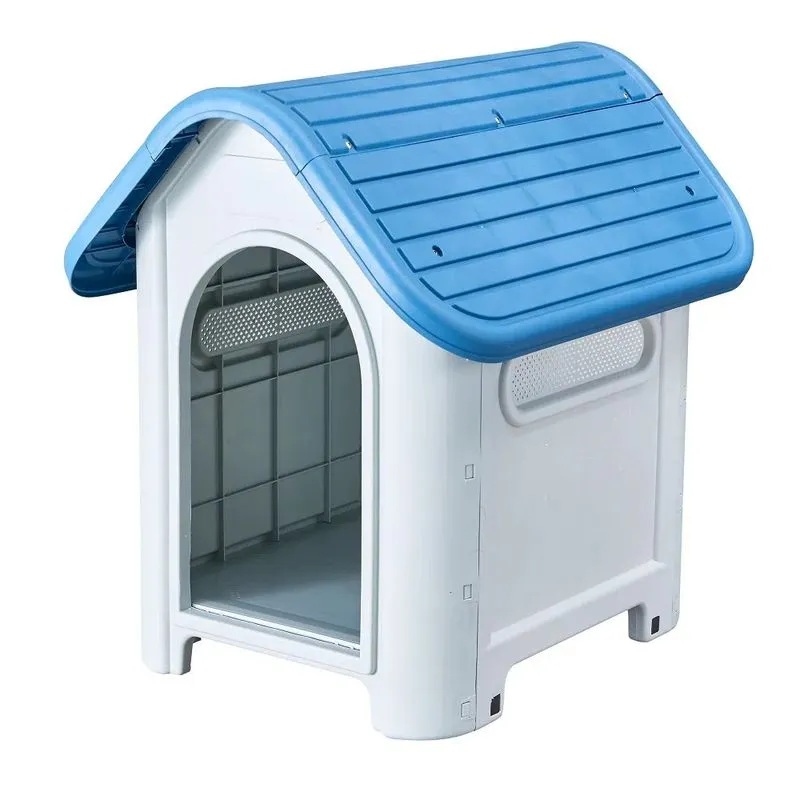 CASA PARA PERRO ARMABLE TECHO CURVO (30"largo*23"ancho*26"alto)