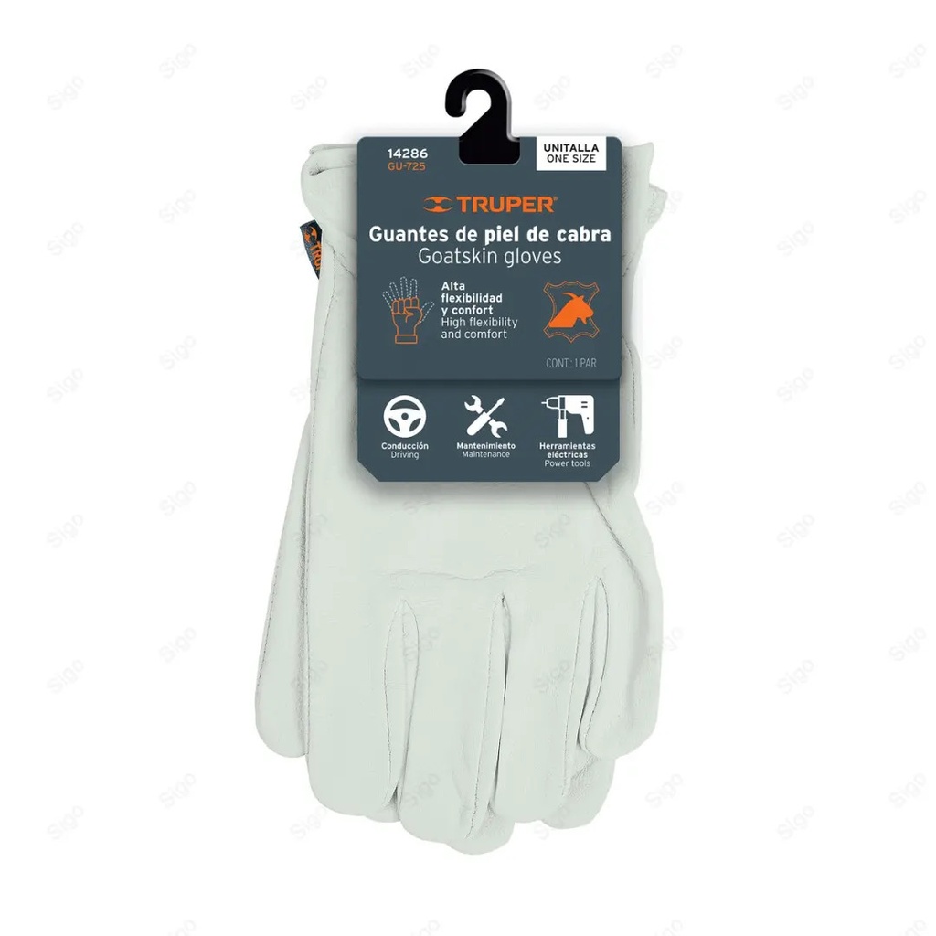 GUANTES DE PIEL DE CABRA TIPO OPERADOR TRUPER