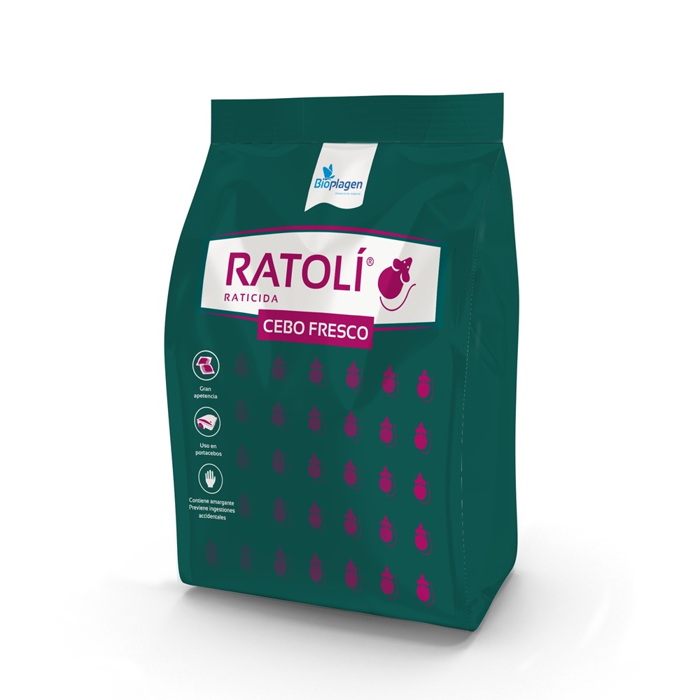 RODENTICIDA CEBO FRESCO PARA RATAS RATOLI