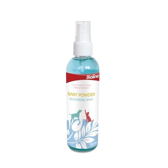 LOCION PARA MASCOTA BIOLINE BABY POWDER