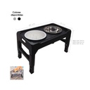 PLATO PARA MASCOTA DOBLE STAND AJUSTABLE