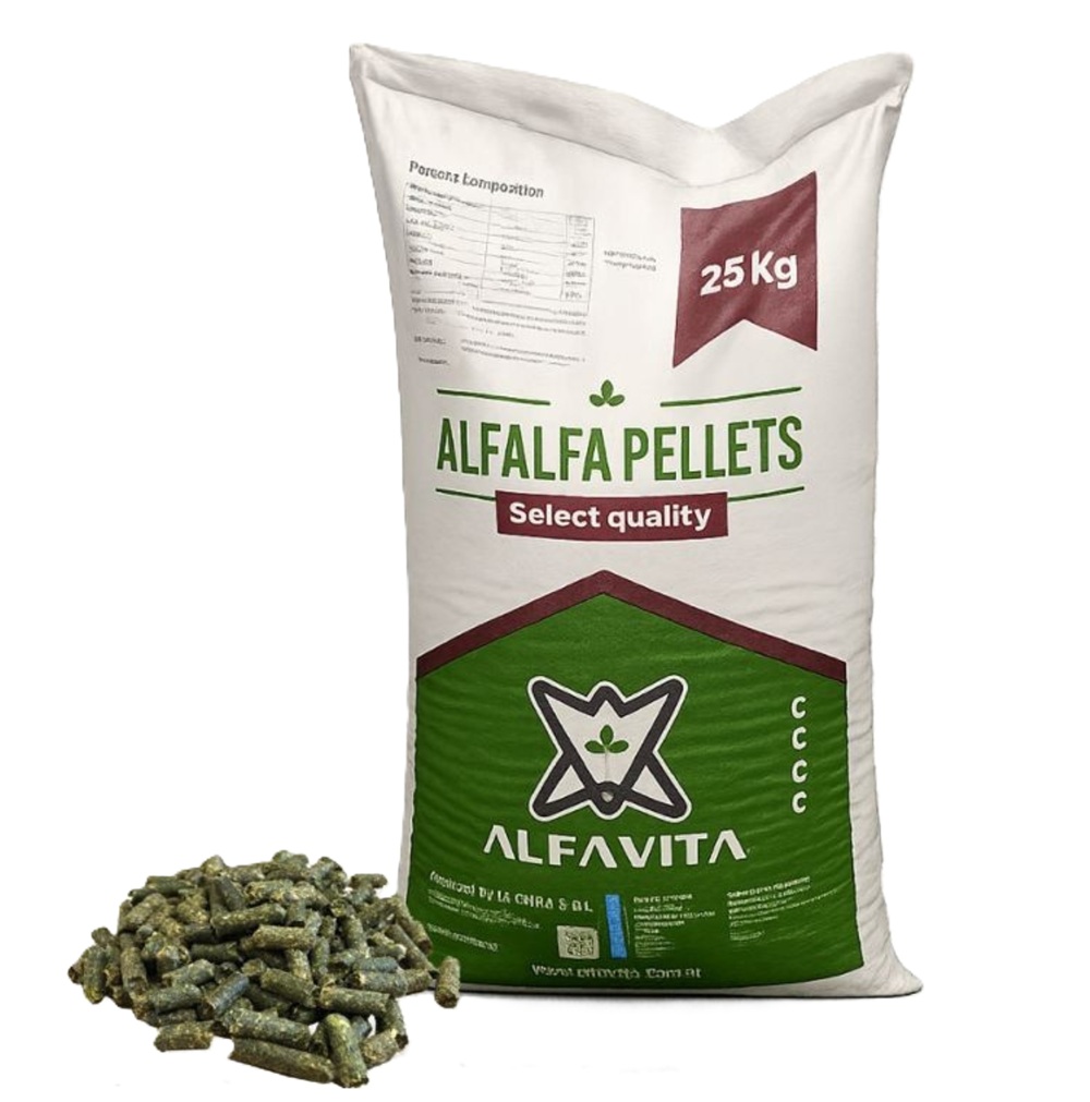 ALFALFA PELETIZADA ALFAVITA SACO 25 KG
