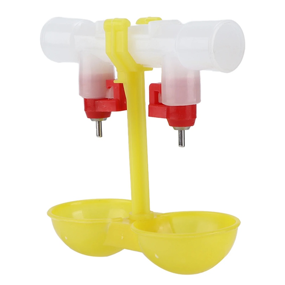 BEBEDERO AUTOMATICO PARA GALLINAS NIPLE DOBLE COPA 3/4