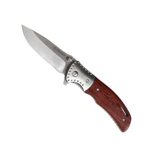 NAVAJA ABATIBLE MANGO DE MADERA TRUPER