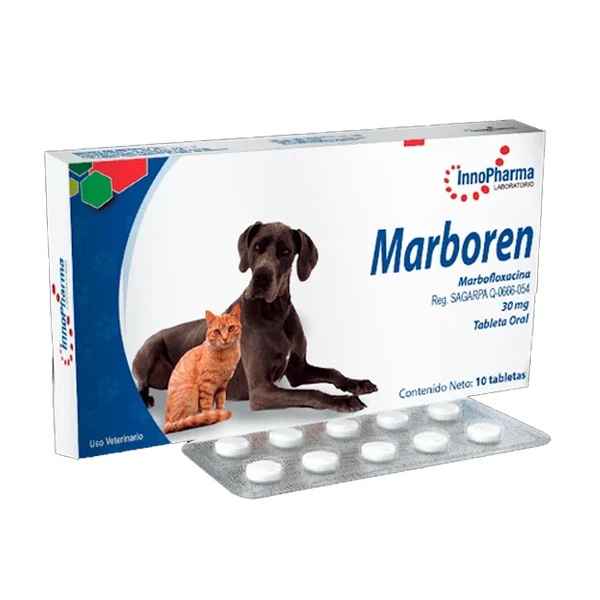 MARBOREN MARBOFLOXACINO CAJA 10 TABLETAS