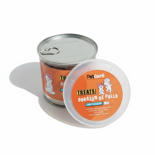 TREATS LIOFILIZADA CORAZON DE POLLO PETGURU 60GR
