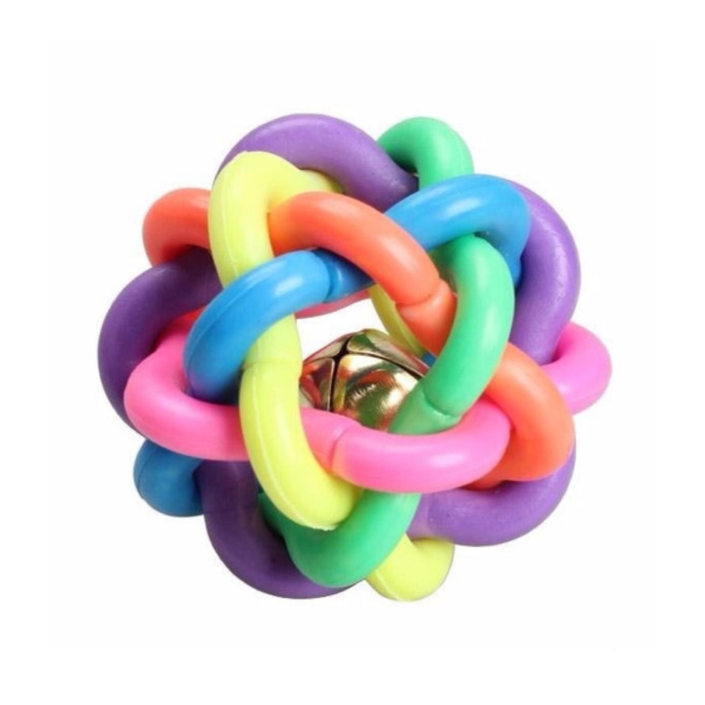 JUGUETE PARA PERRO BOLA CON CASCABEL