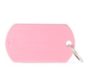 MY FAMILY TAG ALUMINUM MILITARY PINK