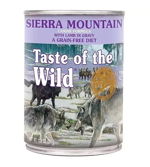 ALIMENTO HUMEDO PARA PERRO TASTE OF THE WILD LAMB IN GRAVY 13.2 OZ