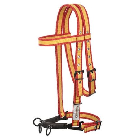 CABEZADA PARA CABALLO CON SERRETA VAQUERA FULL NEGRO