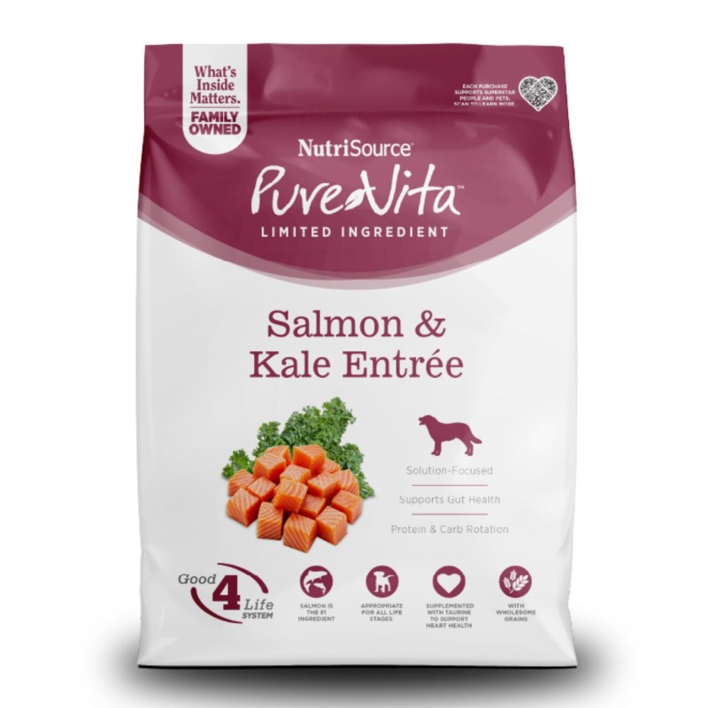 CONCENTRADO PARA PERRO NUTRISOURCE PURE VITA SALMON AND KALE