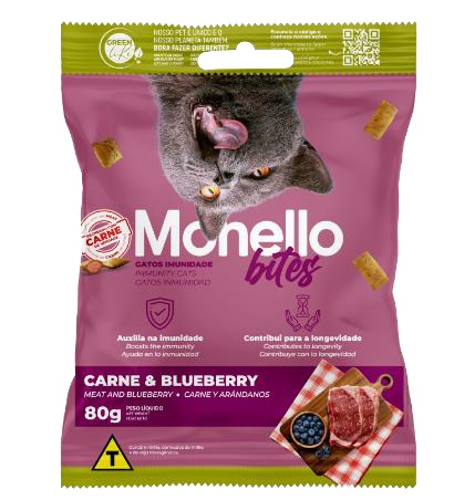 MONELLO BITES PARA GATOS INMUNIDAD x 80 GRS