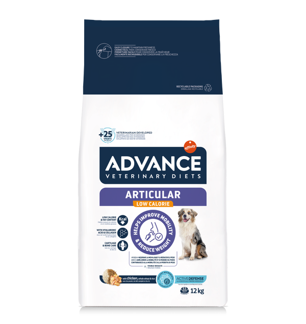 CONCENTRADO PARA PERRO ADVANCE MEDICADO  ARTICULAR LOW CALORIES 3 KG