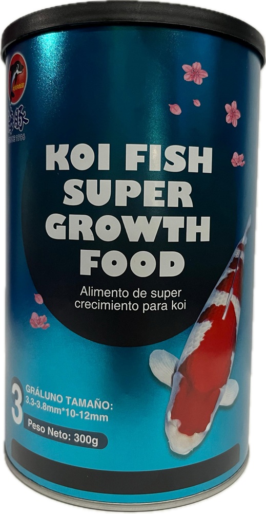 ALIMENTO PARA PECES KOI PORPOISE SUPER GROWTH FOOD 300 GRS