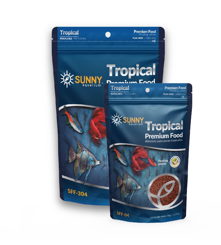 ALIMENTO PARA PECES TROPICALES SUNNY