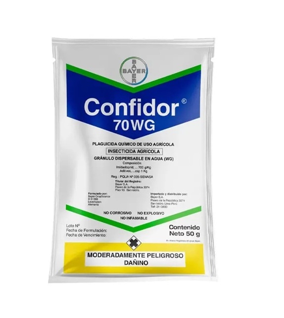 INSECTICIDA CONFIDOR 70 WG