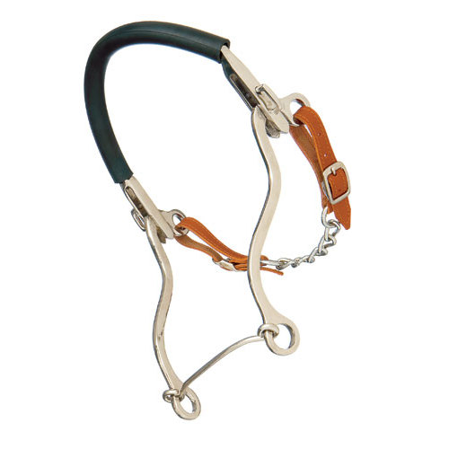 BOCADO SEFTON FALSO FRENO HACKAMORE LARGO INOXIDABLE