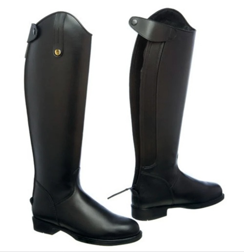 BOTA LEXHIS ARIANA SINTETICA CON ELASTICO Y CREMALLERA (PAR) NEGRO PARA HOMBRE