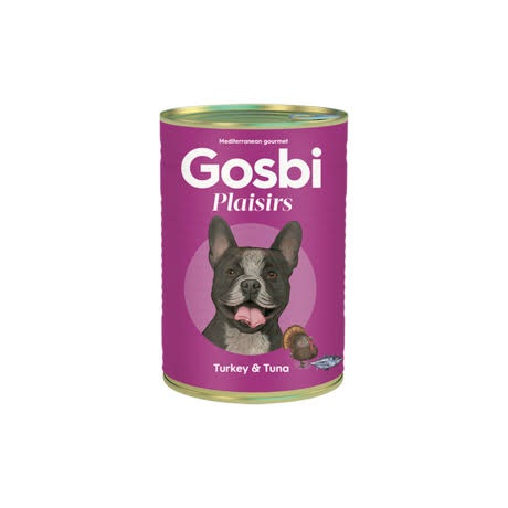 ALIMENTO HUMEDO PARA PERRO GOSBI PLAISIRS TURKEY AND TUNA