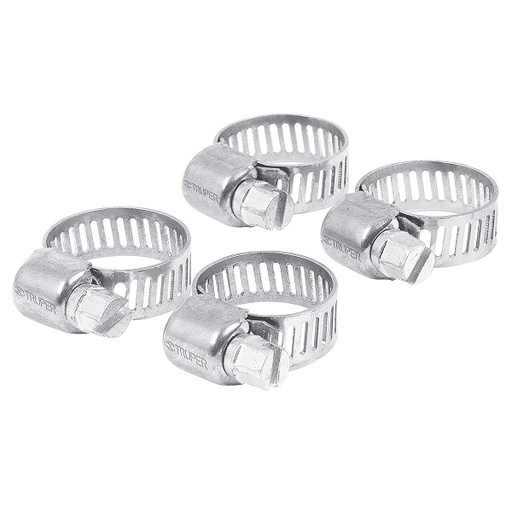 ABRAZADERA TRUPER DE ACERO INOXIDABLE PARA MANGUERA DE GLP