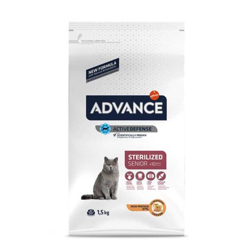 CONCENTRADO PARA GATO SENIOR ADVANCE STERILIZED 1.5 KG