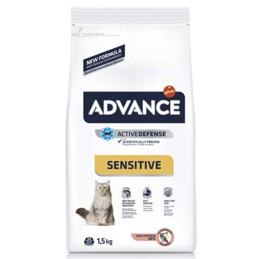 CONCENTRADO PARA GATO ADVANCE SENSITIVE SALMON 1.5 KG