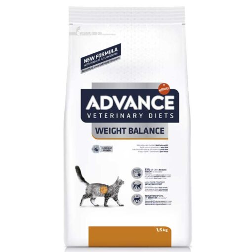 CONCENTRADO PARA GATO ADVANCE MEDICADO WEIGHT BALANCE 1.5 KG