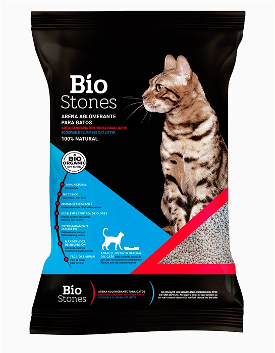 ARENA PARA GATO BIOSTONE 25KG LAVANDA