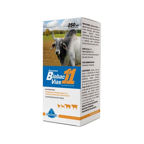 BIOBAC 11 VIAS 50 DOSIS 250 ML BIO ZOO