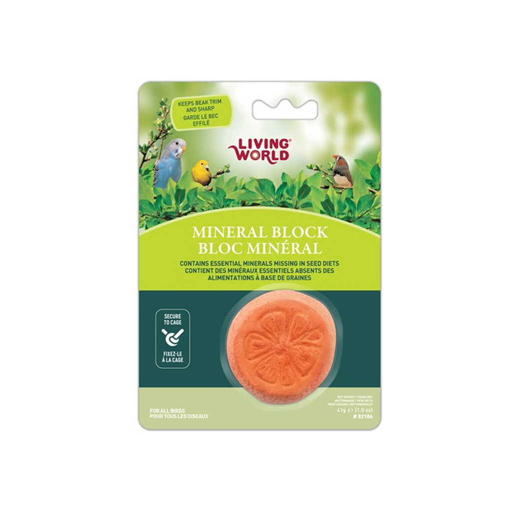 BLOQUE MINERAL DE NARANJA PARA AVES