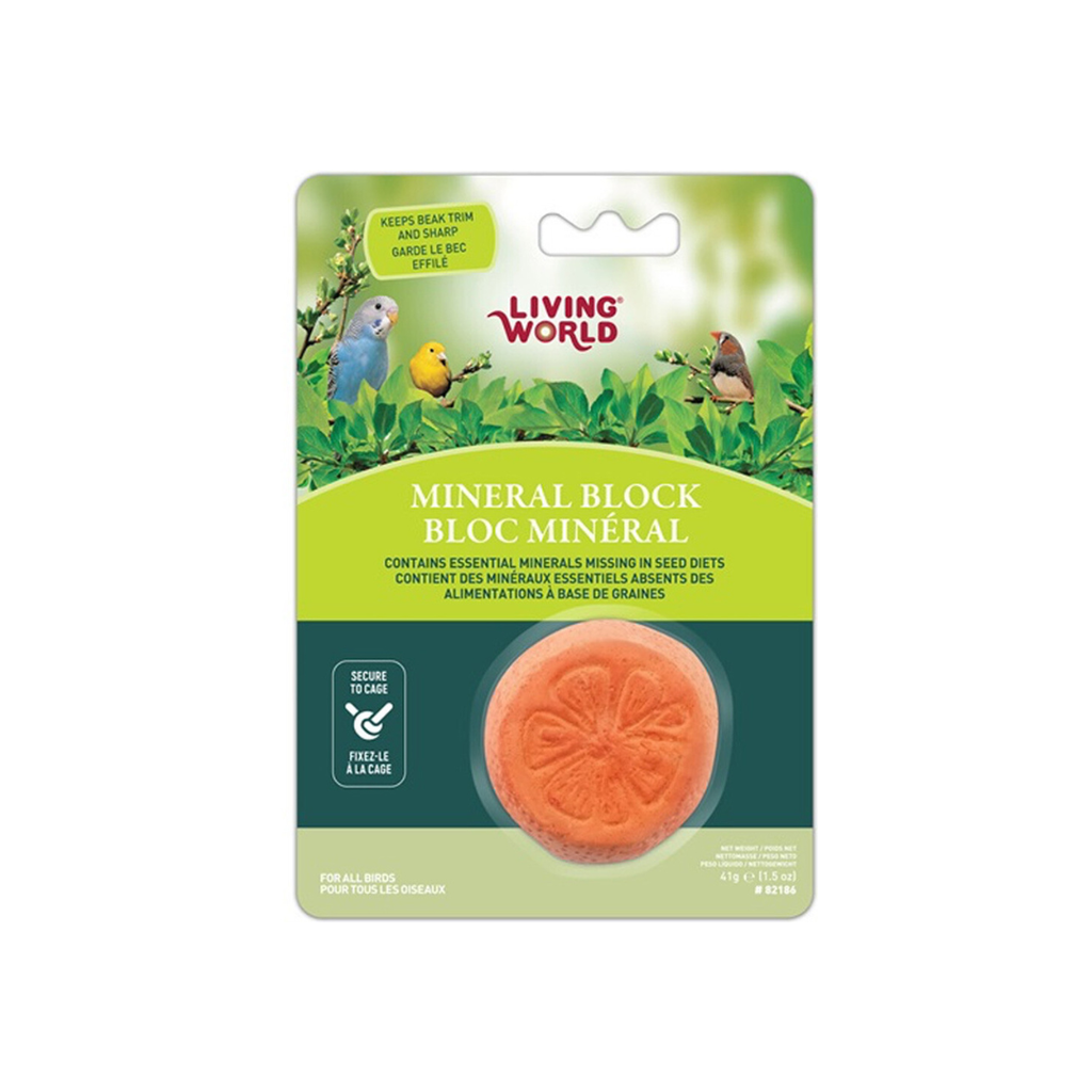 BLOQUE MINERAL PARA AVES DE NARANJA