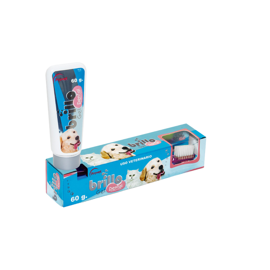 PASTA DENTAL BRILLO GEL PARA PERRO 