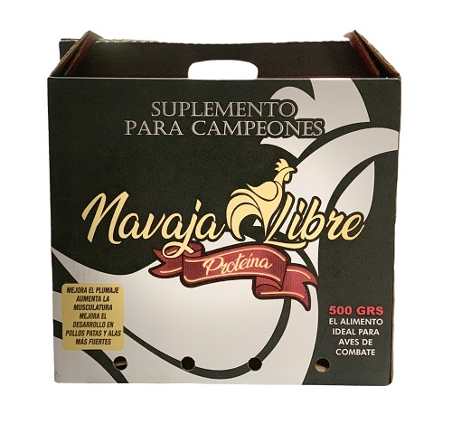 CAJA PARA GALLO NAVAJA LIBRE