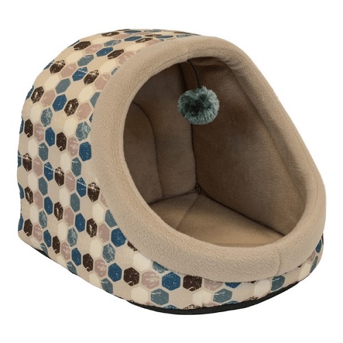 CAMA COZY PET HOODED CAT BED 14"