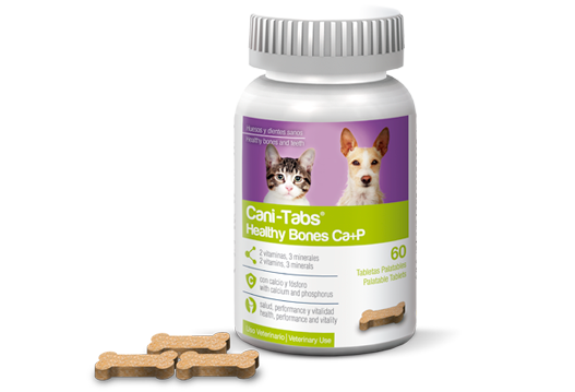 CANI-TABS HEALTHY BONES CA+P 60 TABLETAS