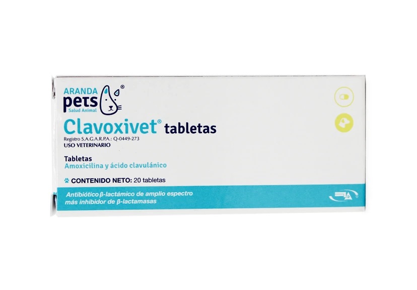 CLAVOXIVET 250 MG TABLETA