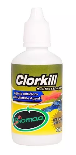 ANTICLORO PARA PECERAS-CLORKILL 45 ML