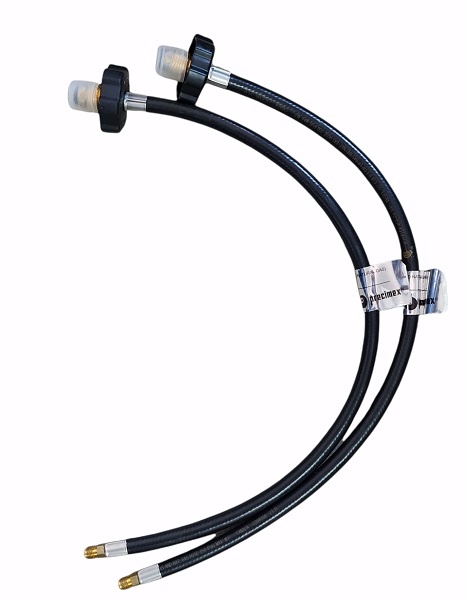 COLILLA FLEXIBLE NEGRA PARA GAS