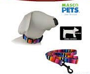 COLLAR Y CORREA PARA PERRO TIPICO M/L MASCOPETS