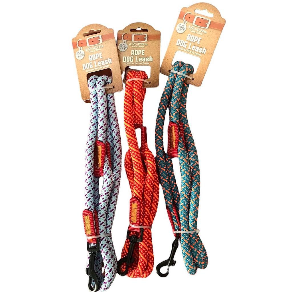 CORREA PARA PERRO BONITA PET VARIOS COLORES 12mm*120cm