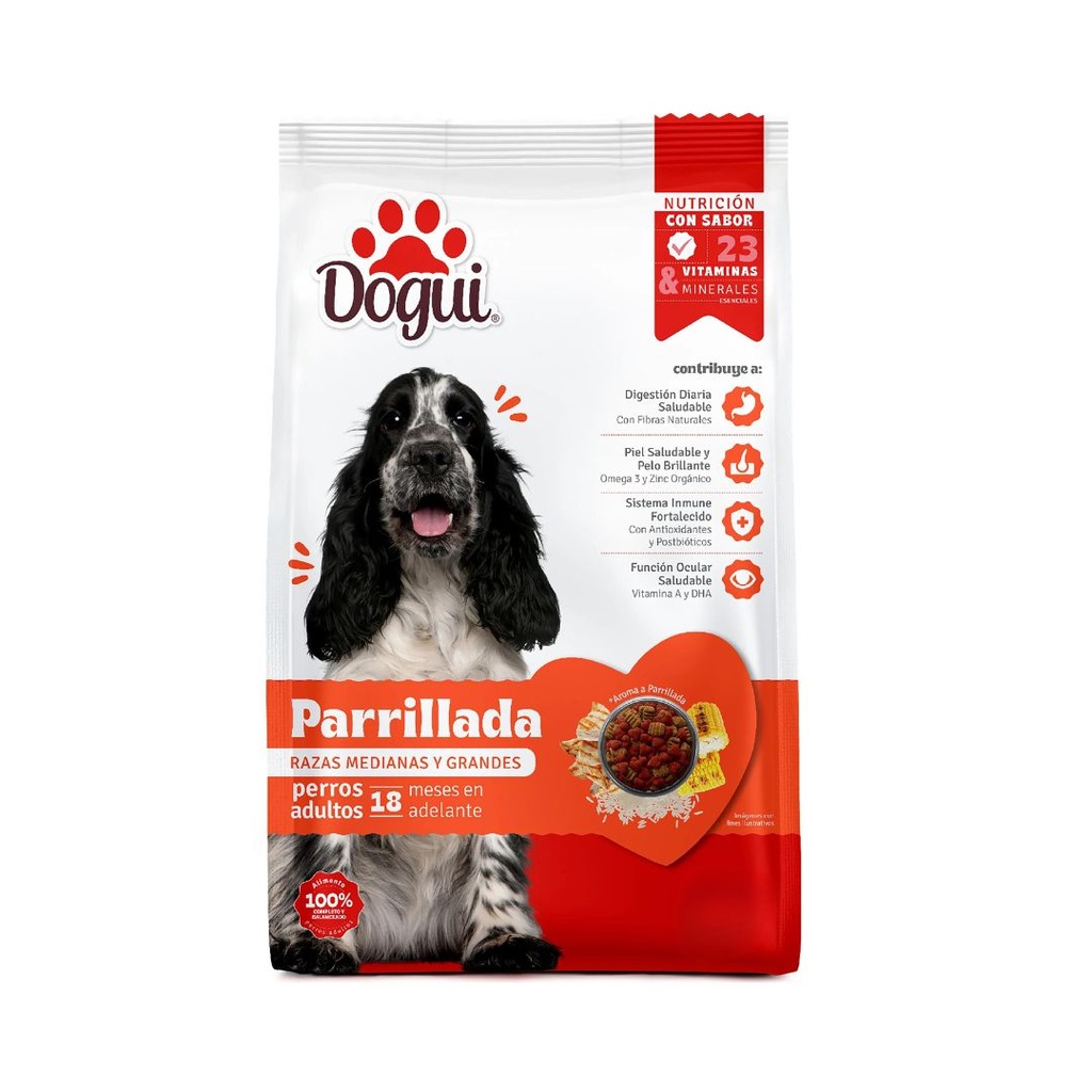 CONCENTRADO PARA PERRO DOGUI PARRILLADA ADULTO 40 LBS