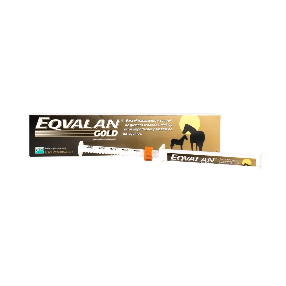 DESPARASITANTE EQUINO PASTA ORAL EQVALAN GOLD 7.74 GRAMOS