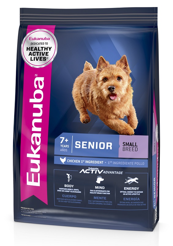 CONCENTRADO PARA PERRO EUKANUBA ADULTO SENIOR RAZA PEQUEÑA 3 KG