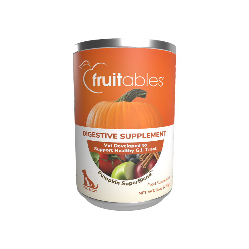 FRUITABLES DOG AND CAT TREAT DIGESTIVE SUPPLEMENT