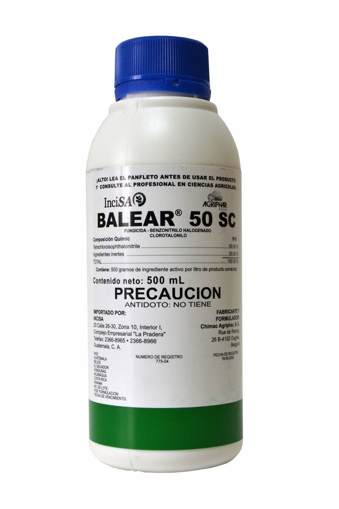 FUNGICIDA BALEAR CLOROTALONIL 73 SC 1 LITRO